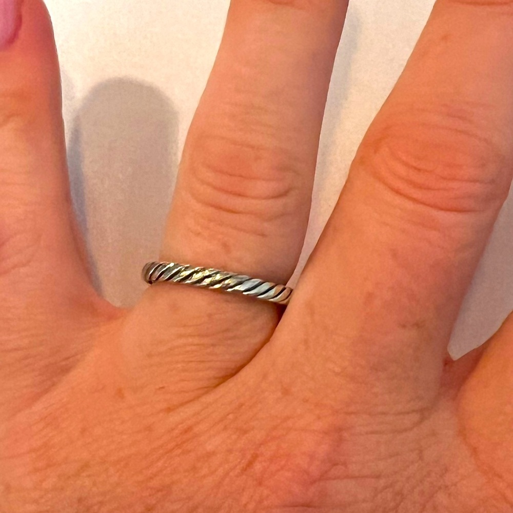 David Yurman Cable Collectibles® Stack Ring- Size 6
